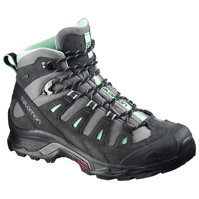 Buty Turystyczne Damskie Salomon QUEST PRIME GTX® W - Czarne / Srebrne - Polska (579-ZKJNQW)